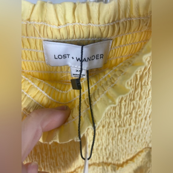 Lost + Wander Yellow Maxi Dress Size XS (0-2) NWT - Picture 11 of 13